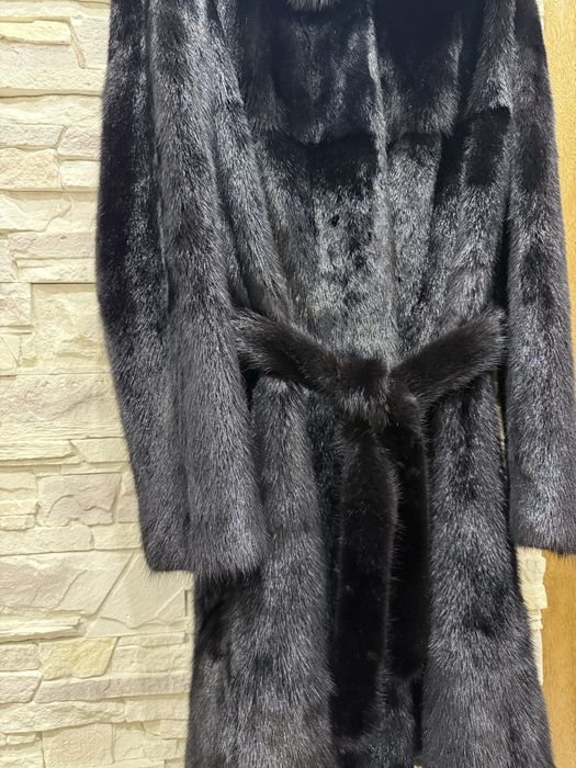 Норковая шуба с капюшоном Греция, ог 120