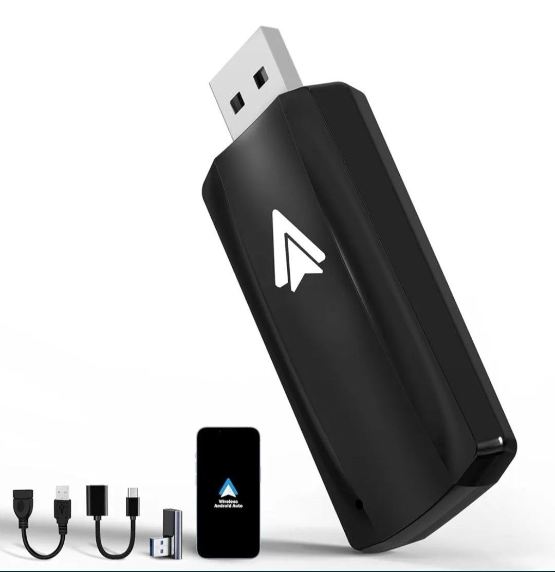 MSXTTLY Bezprzewodowy adapter Android Auto 2024, Wireless Android Auto