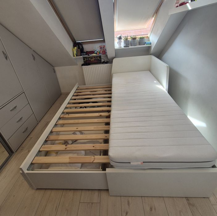Okazja łóżko rozkładane FLekke ikea