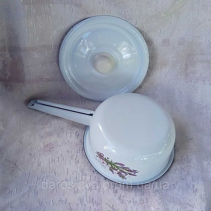 Ківш емальований Idilia (1,5 л), різні малюнки, НОВІ!