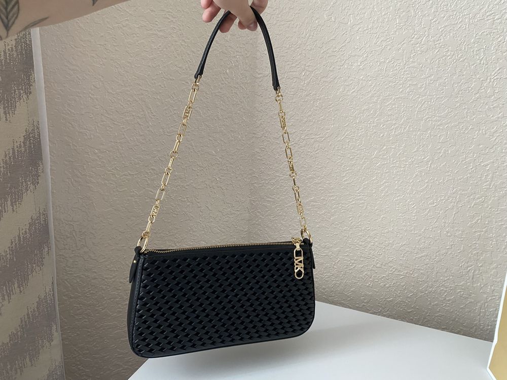 Michael Kors плетена шкіряна сумка Empire