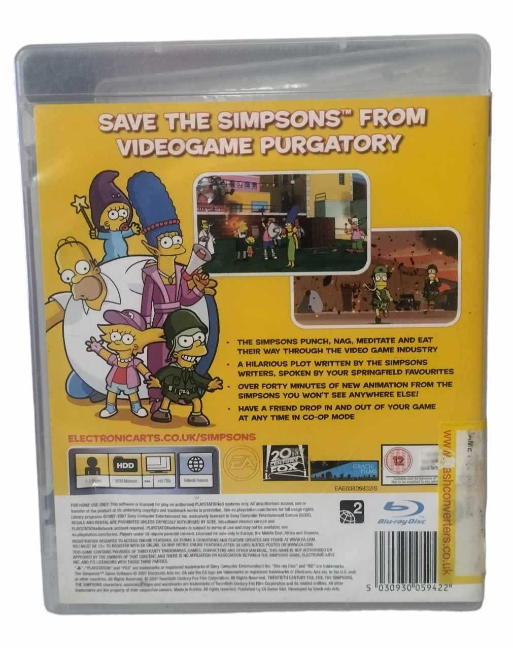 Gra PS3 The Simpsons Game