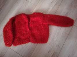 Sweterek czerwony 86 92