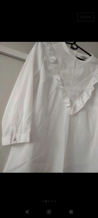 Bluzka biała cienka