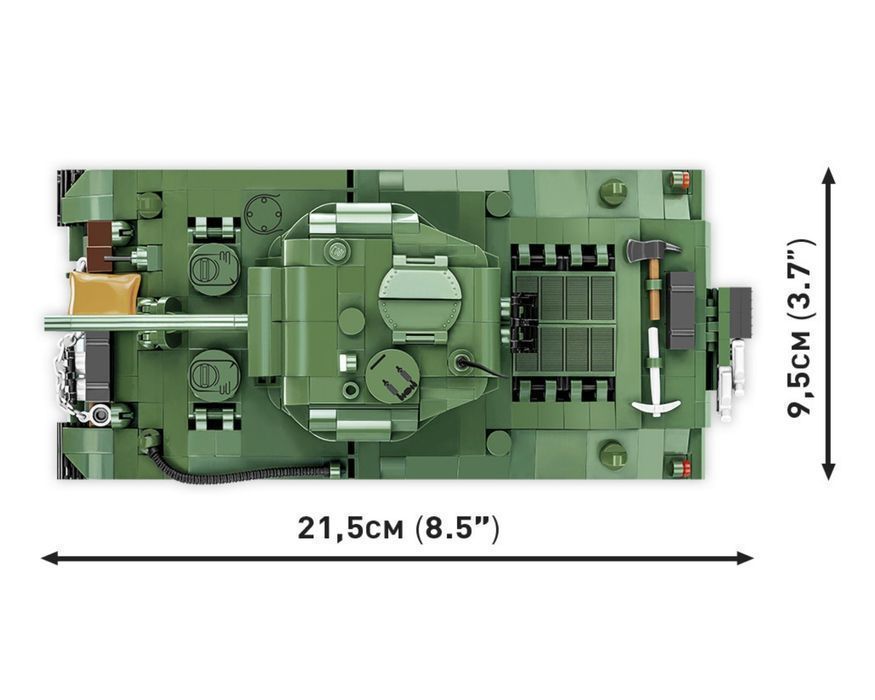 Klocki Cobi 2570 Czołg M4A3 Sherman Hc Ww2 852 El.