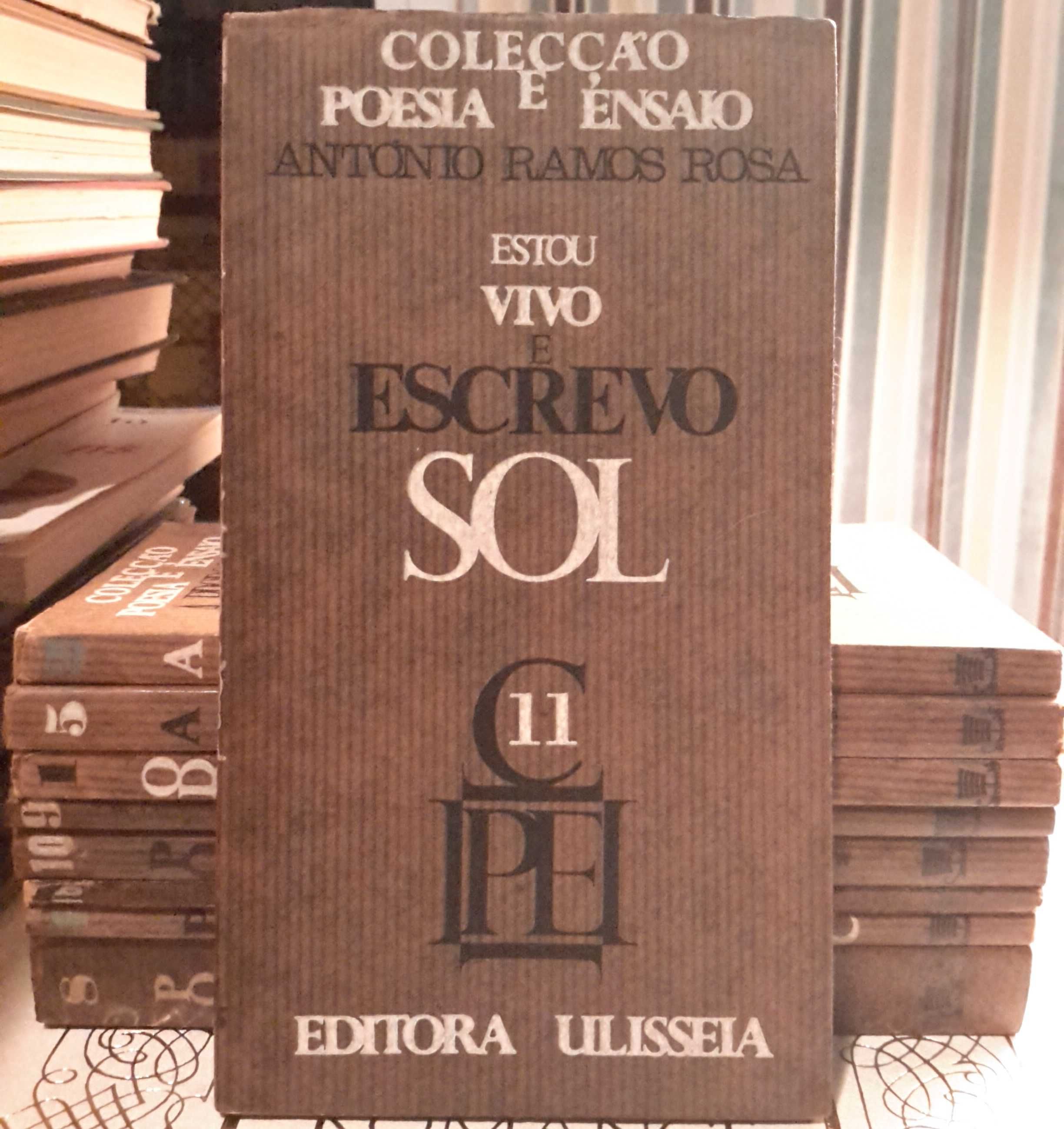 António Ramos Rosa - Estou Vivo e Escrevo Sol (1.ª edição, 1966)