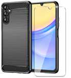 Etui Carbon do Samsung Galaxy A25 5G + Szkło Hartowane na ekran