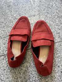 Sapatos zara vermelho em bom estado