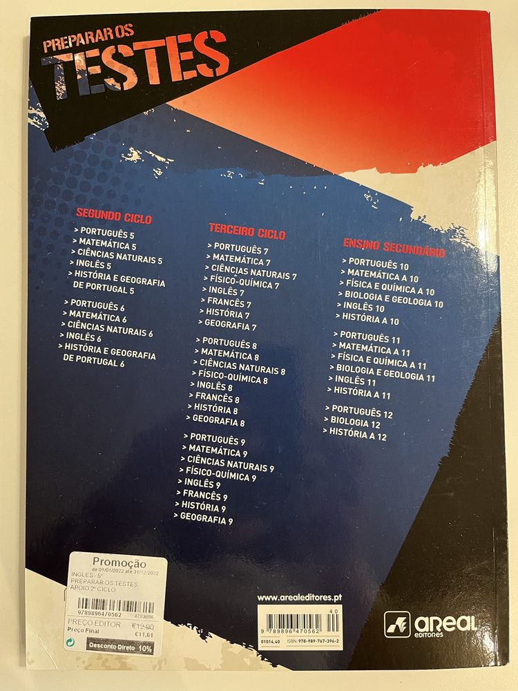Preparar os Testes - Inglês 5 ano