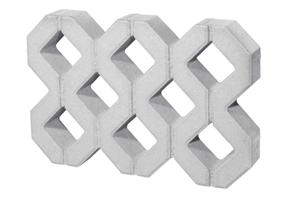 Płyta ażurowa szara 40 x 60 x 8 cm BRUKDOM / Lublin