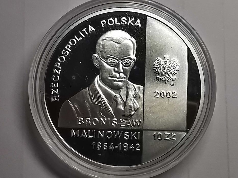 Moneta Bronisław Malinowski - Lustrzanka 10zł
