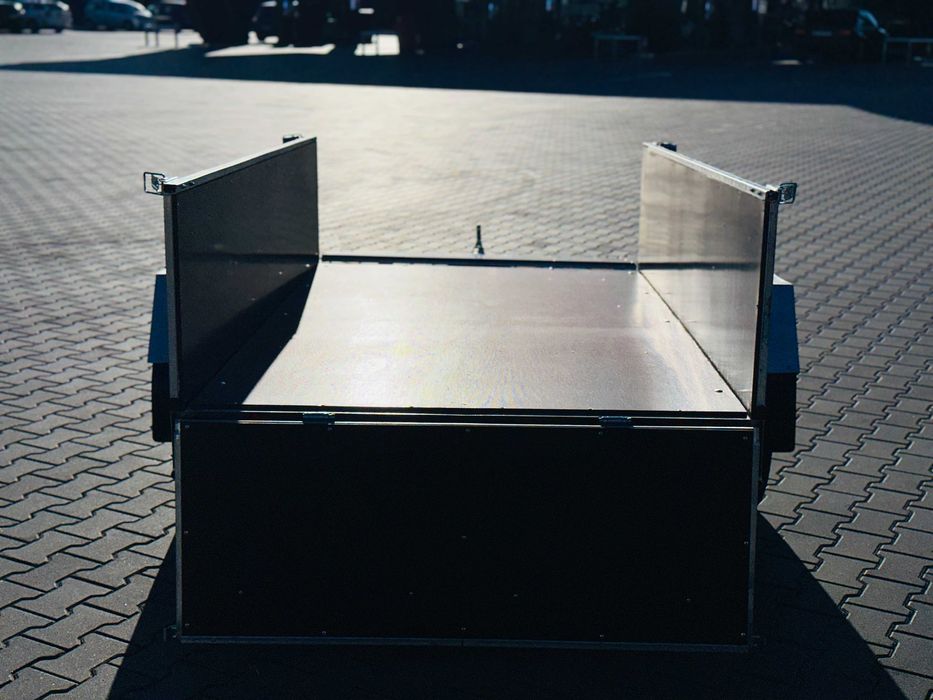 Прицеп легковий / причіп фанерний 2.3×1.32×0.5 УСИЛЕНИЙ ОЦИНКОВАНИЙ