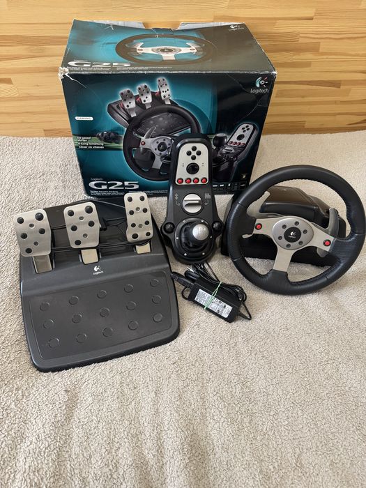 Хороший стан. Ігрове кермо Logitech g25 + shifter