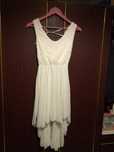 Vestido branco midi
