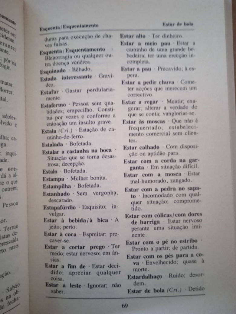Dicionário de Calão 
Eduardo Nobre