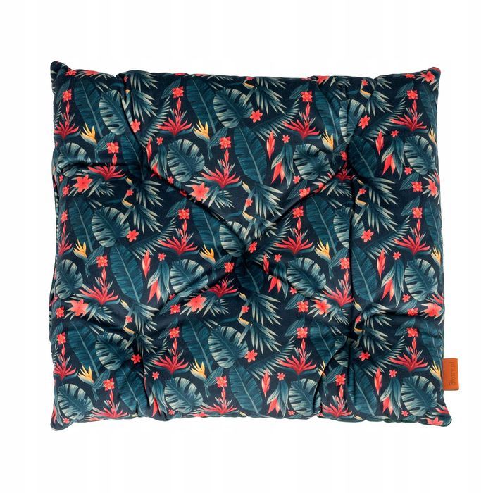 pikowana poduszka posłanko dla małego pieska jamnika 38x48 cm zielona