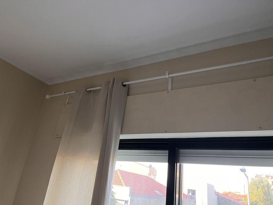 Varão e cortina Ikea