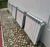 Radiadores a água em optimo estado 60cm entre eixos