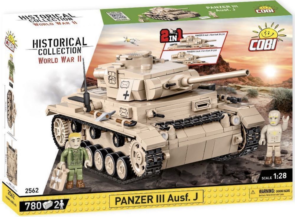 Klocki Cobi 2562 czołg Panzer III Ausf. J