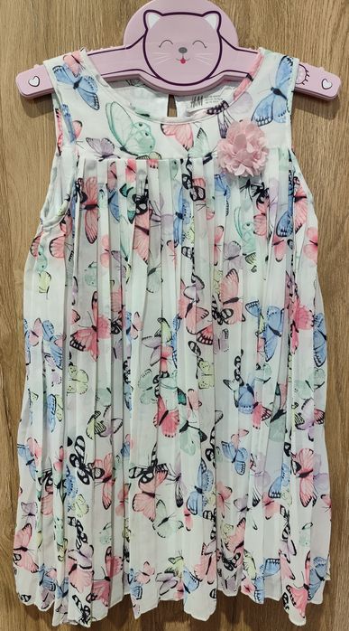 Plisowana sukienka H&M rozmiar 110