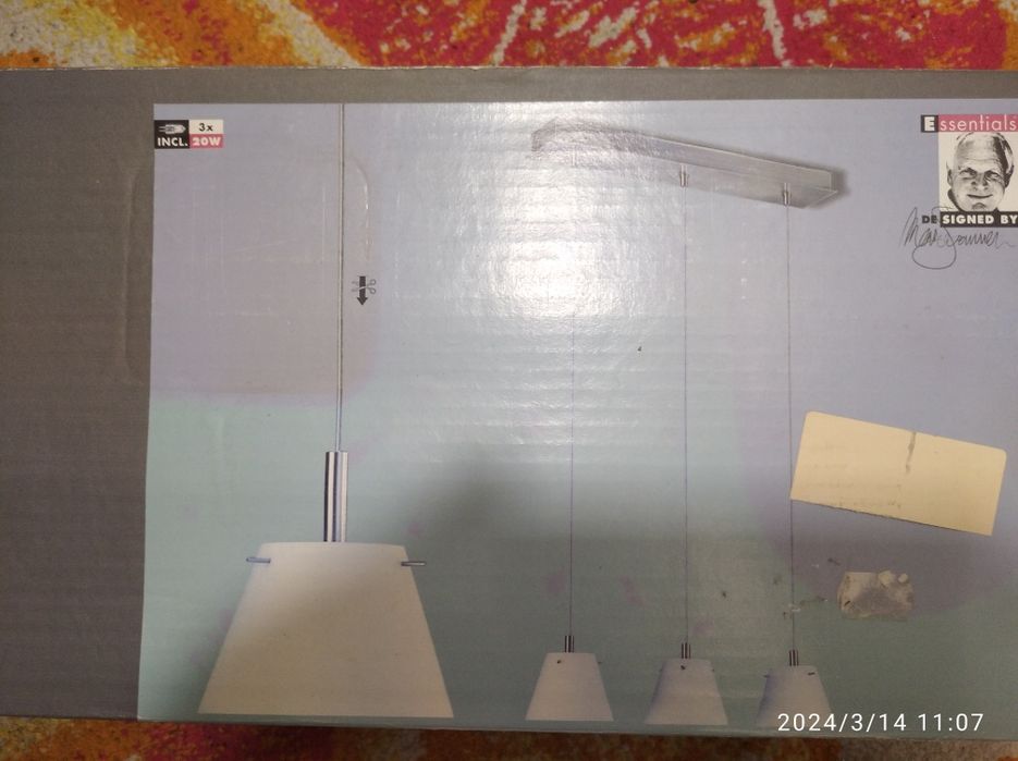 Підвісні лампи нові