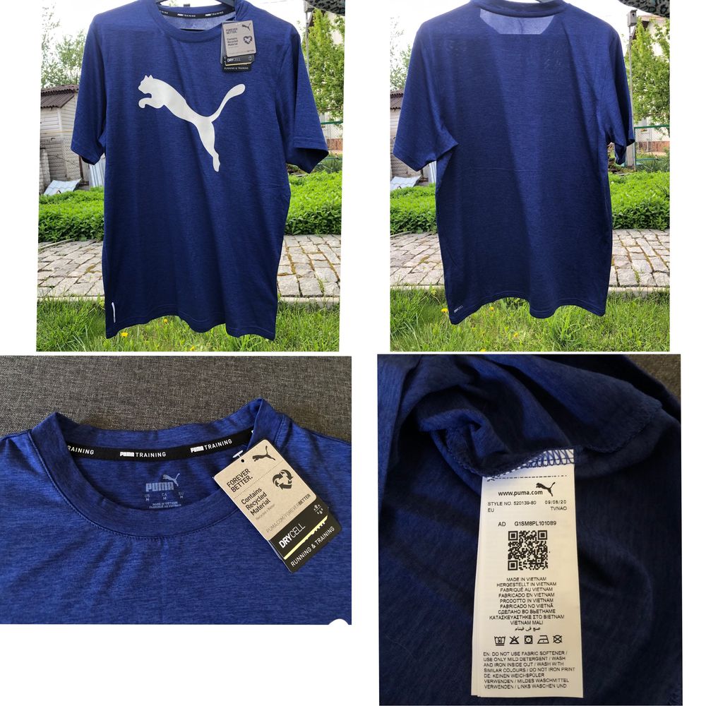 Футболка Puma. Оригинал! М размер. Мужская.