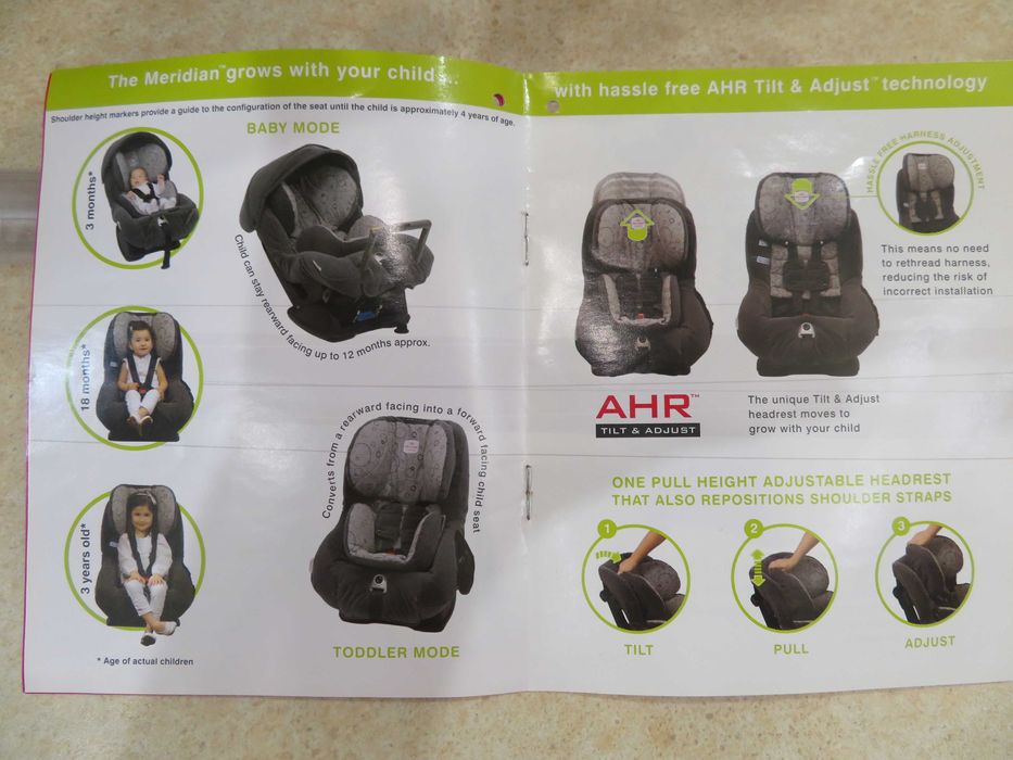 Автокресло Britax safe-n-sound meridian AHR от 0 до 5 лет