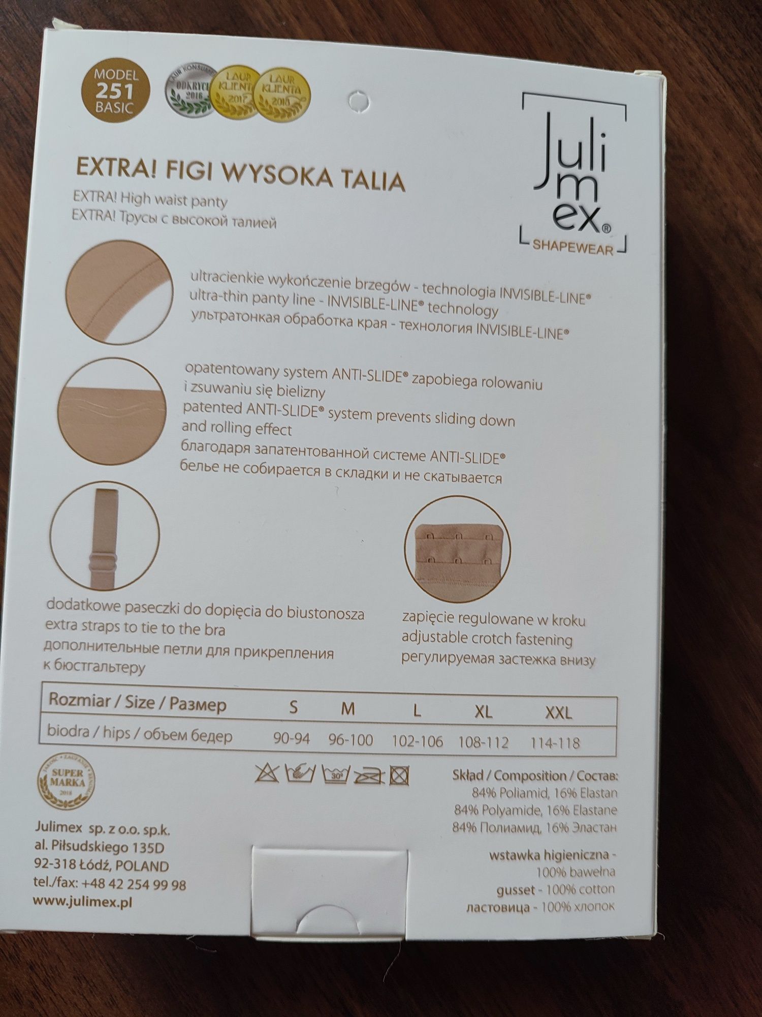 Figi korygujące wysoka talia