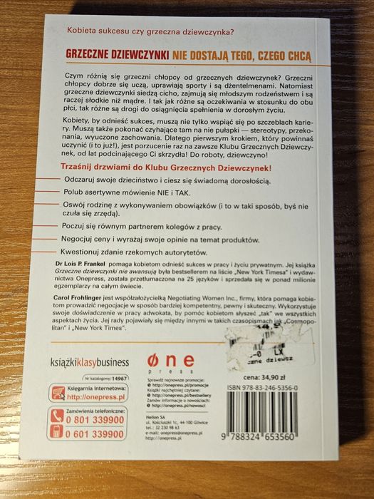 Grzeczne dziewczynki nie dostają tego, czego chcą - Frankel Lois