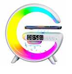 LAMPKA NOCNA RGB ładowarka indukcyjna bluetooth zegar radio głośnik