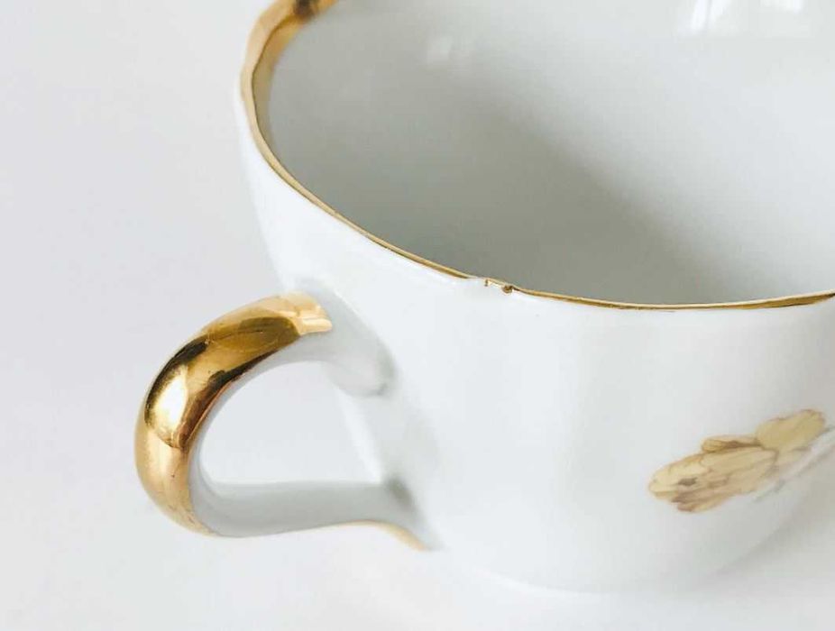 Filiżanka dla mamy Dzień Matki porcelana elegancka Mors Kopp Kwiaty