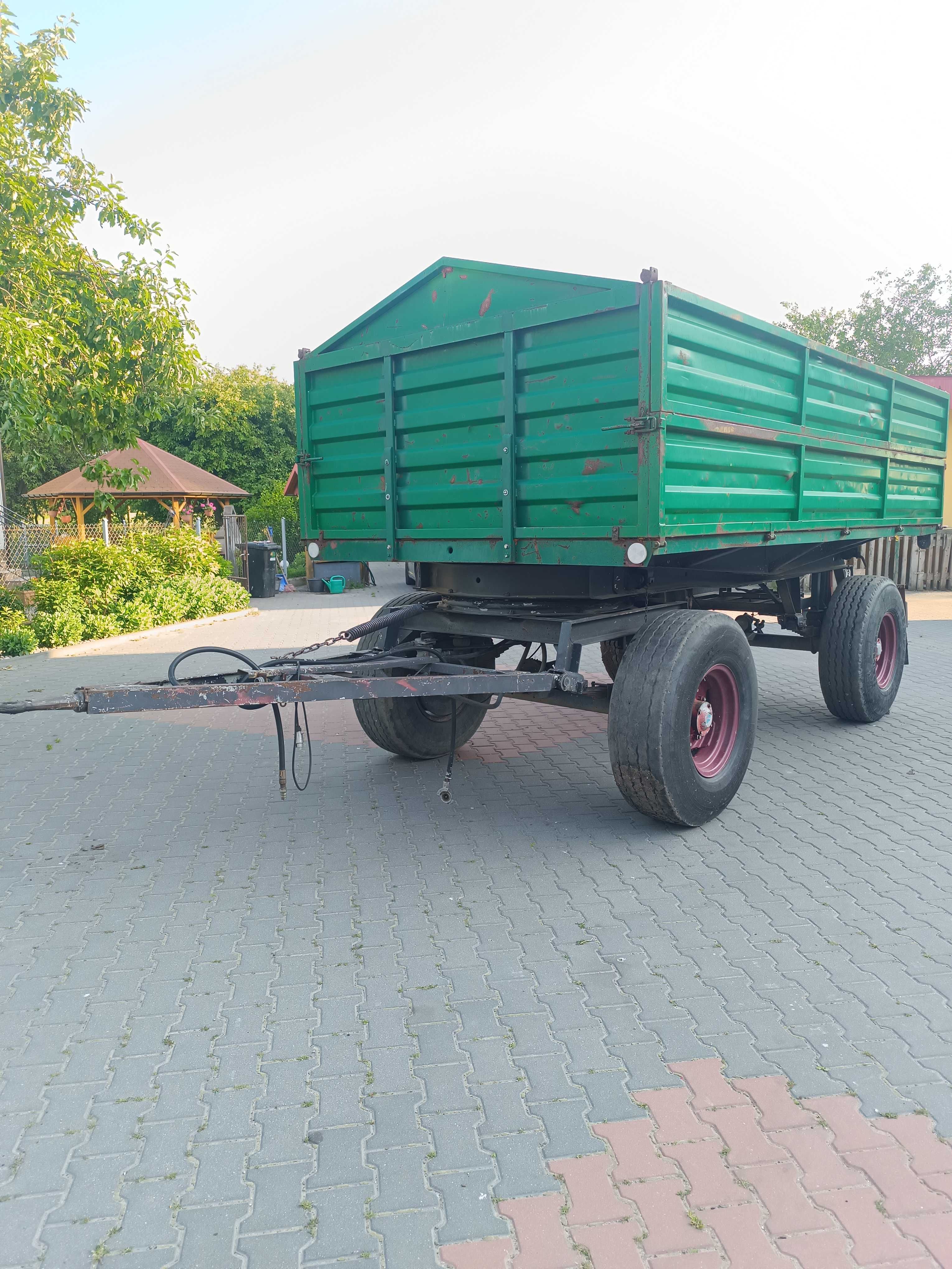 PrzyczepaD-55,wywrotka 3str,zarejestrowana,ładowność8ton