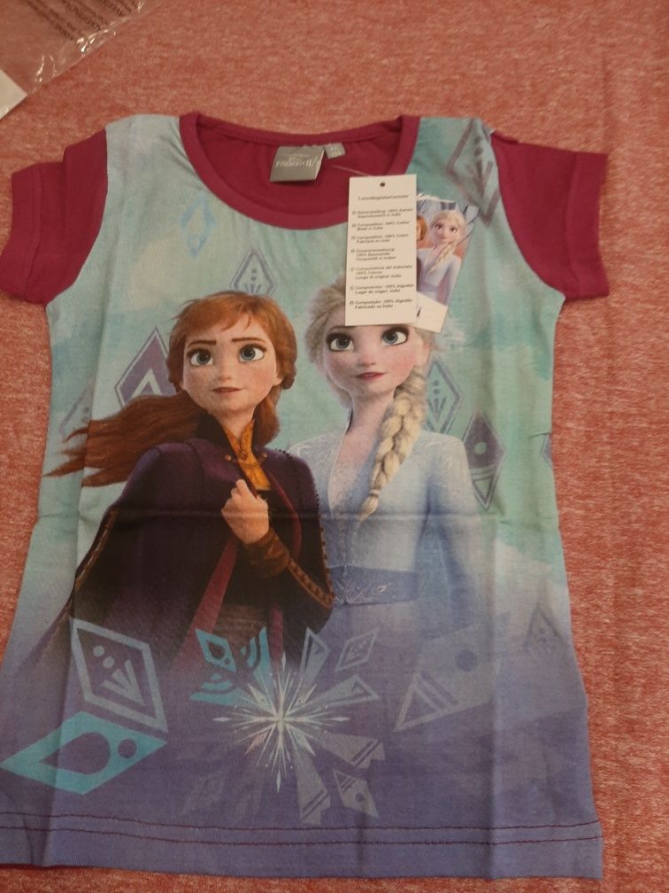 T-shirt Frozen roxo