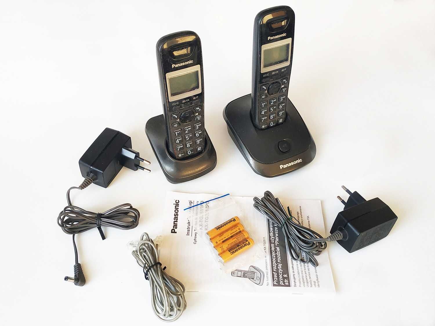 Telefon bezprzewodowy Panasonic KX-TG2512 czarny