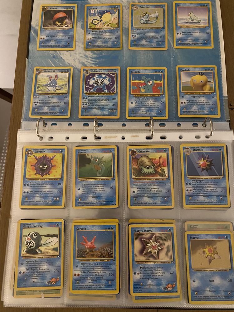 Cartas Pokémon Raras Colecção Antiga (225Cartas)