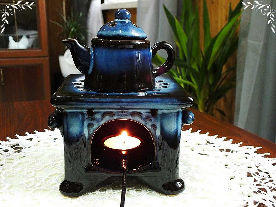 Kominek zapachowy - Podgrzewacz ceramiczny Świecznik