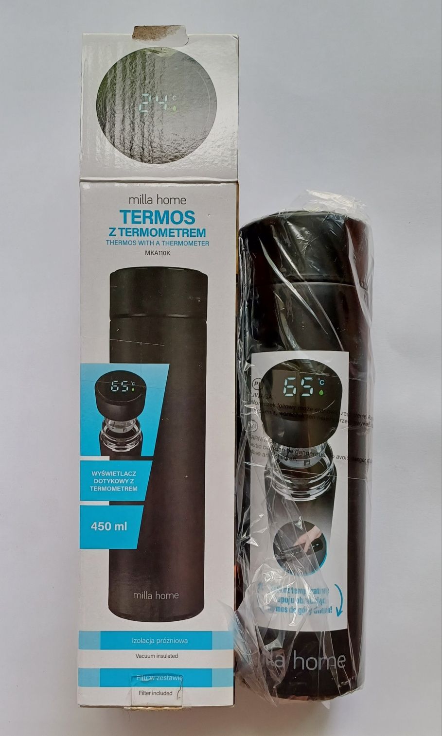 Termos MILLA HOME MKA110 Czarny 450ml