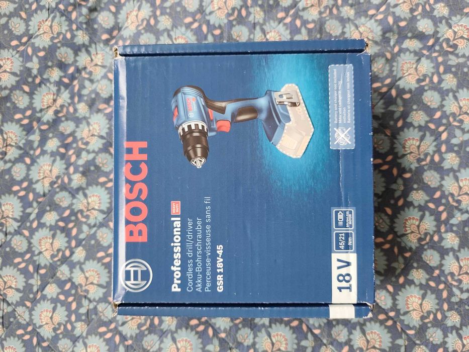 Zestaw BOSCH wkrętarka, szlifierka kątowa, młotowiertarka udarowa