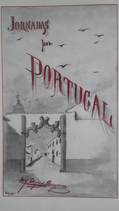 Gravura  do cartaz "Jornadas por Portugal"