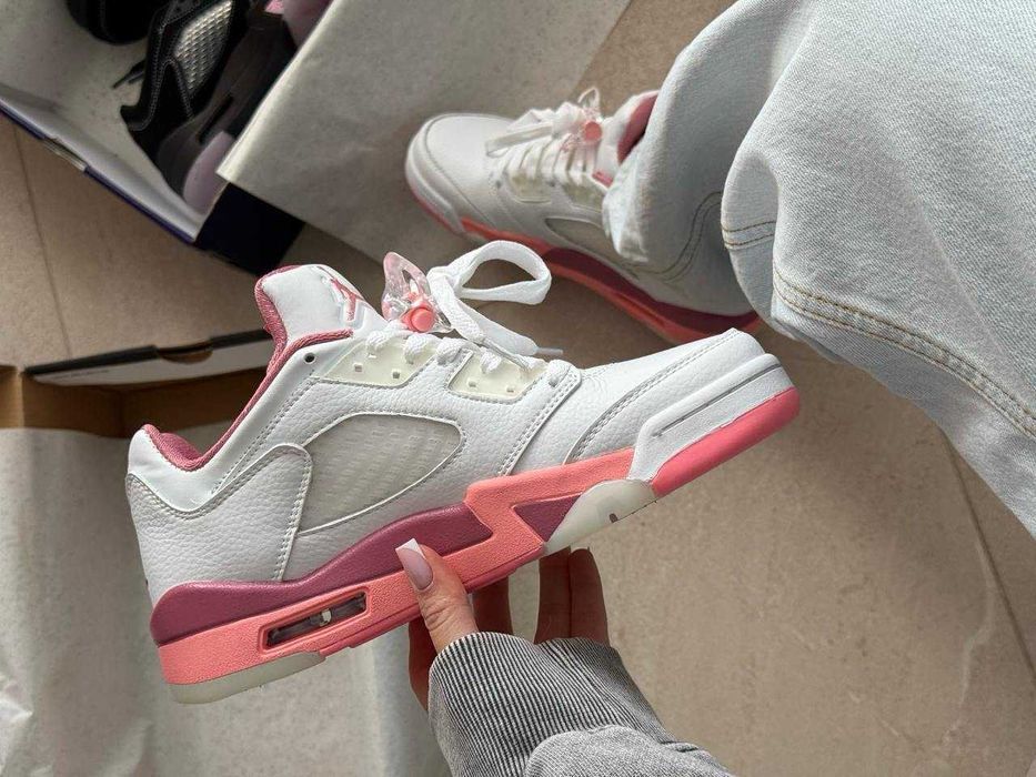 Женские кроссовки Nike Air Jordan 5 Retro Low Desert Berry 36-41 Хит!