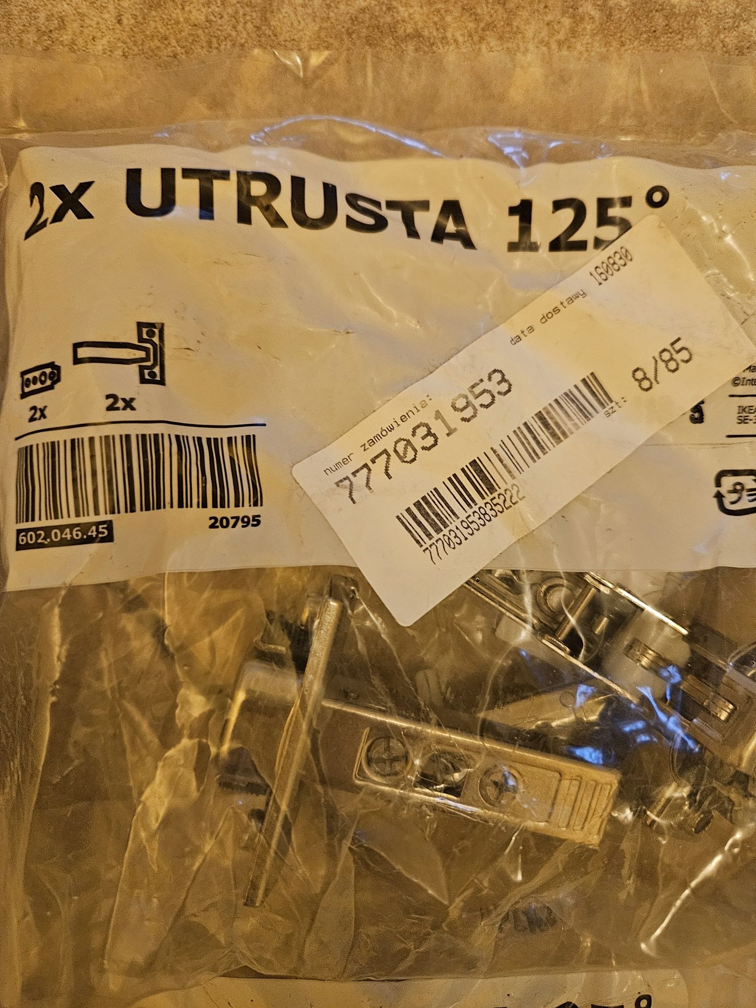 Zawiasy Utrusta Ikea
