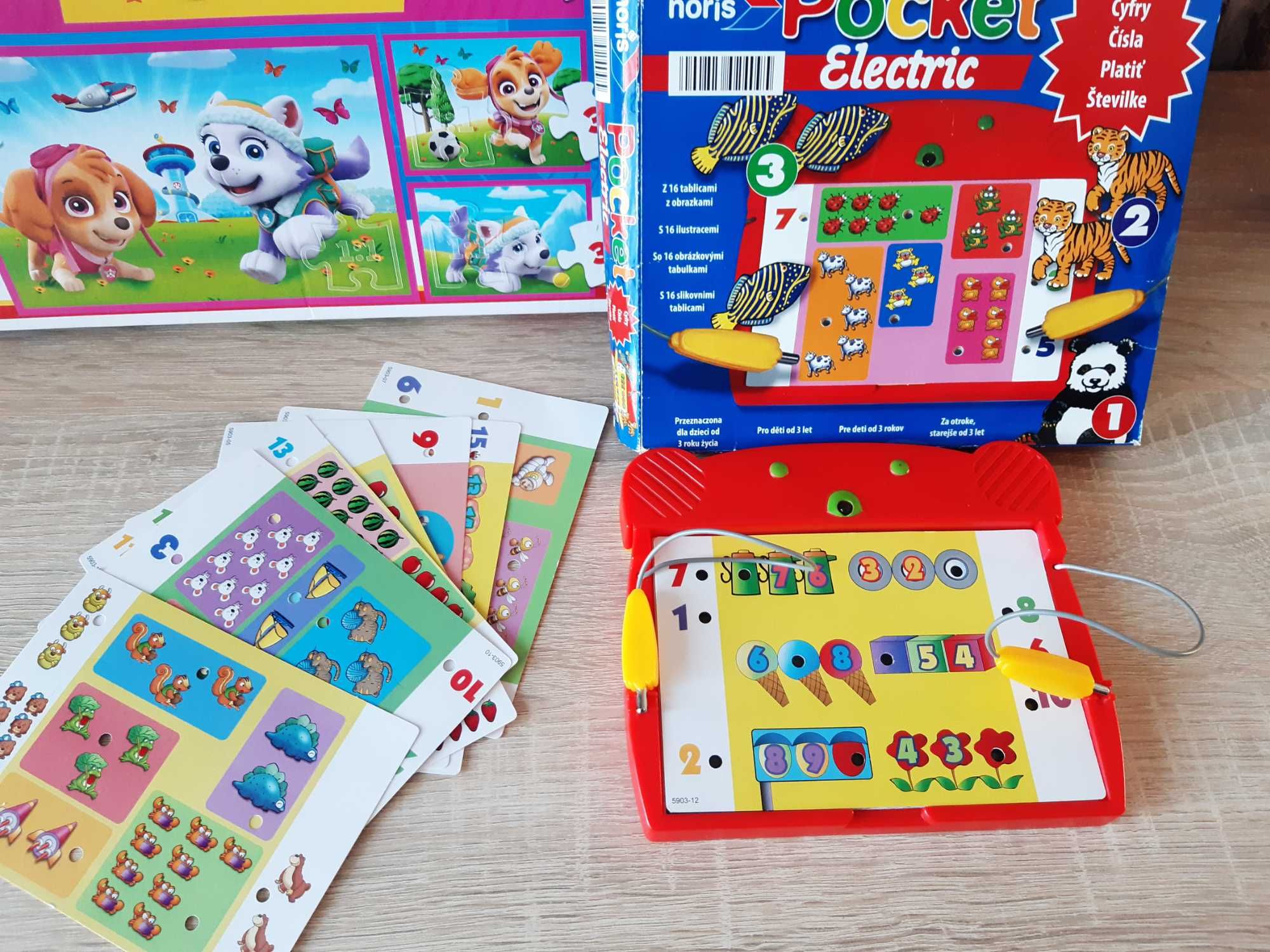 Zestaw puzzli  Disney Encanto i Psi  Patrol i zabaw edukacyjnych