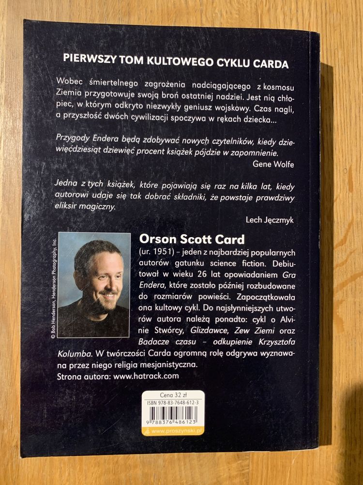 Gra Endera Orson Scott Card