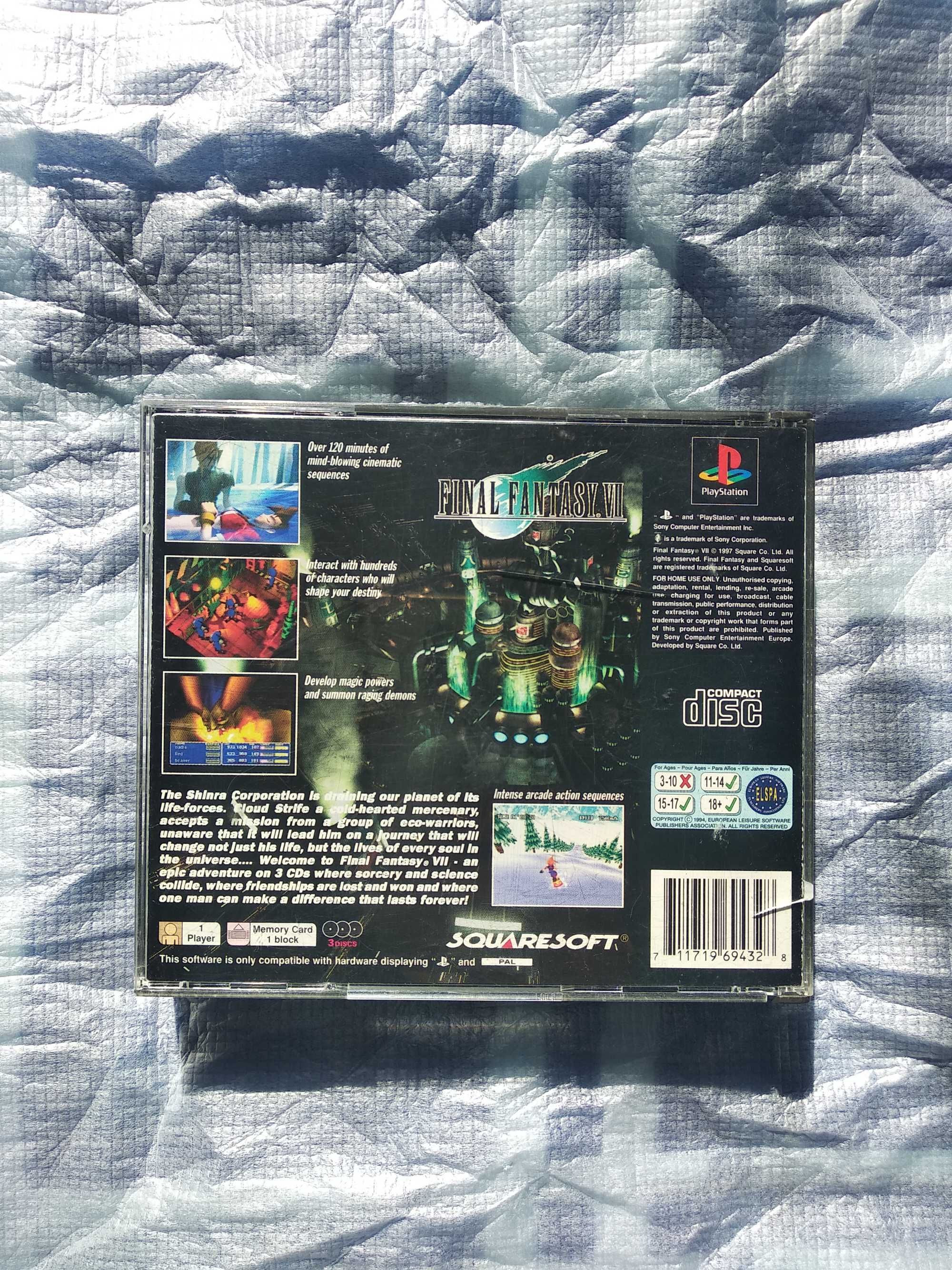 Final Fantasy 7 PS1 Black Label