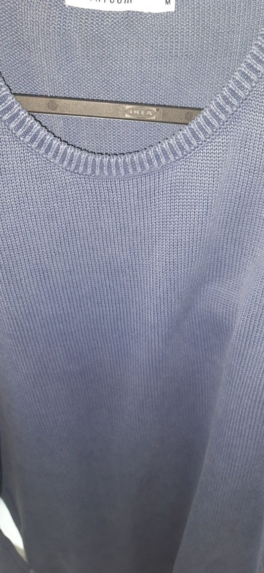 Sweterkowa sukienka Tatuum M oversize, niebieska / granatowa