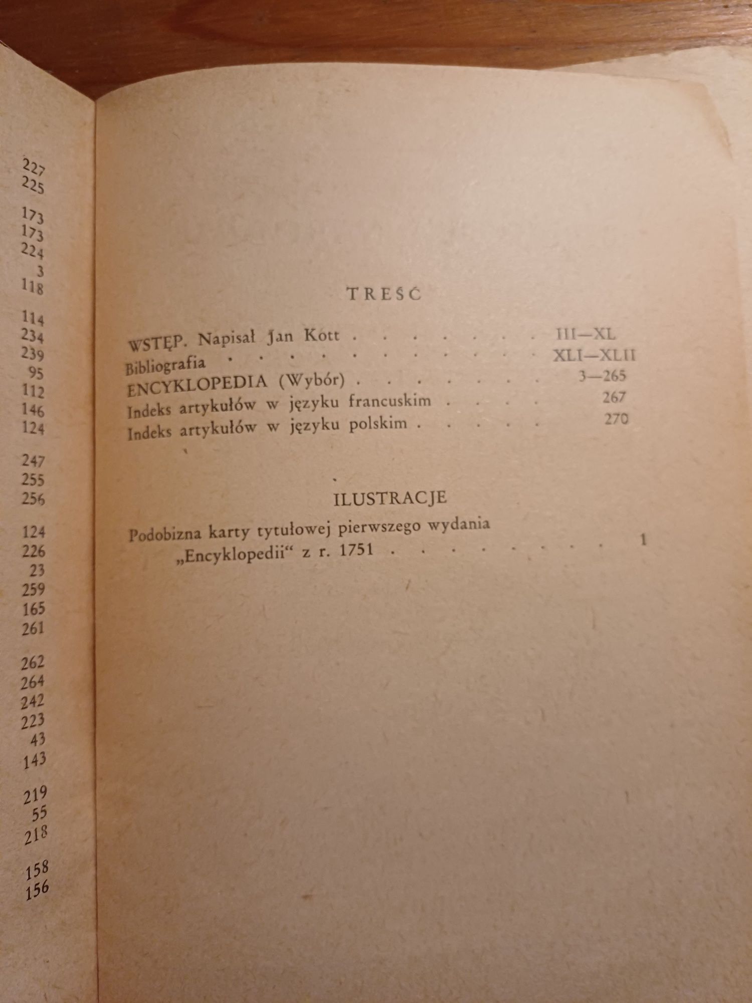 Encyklopedia Diderot wybór Ossolineum 1952