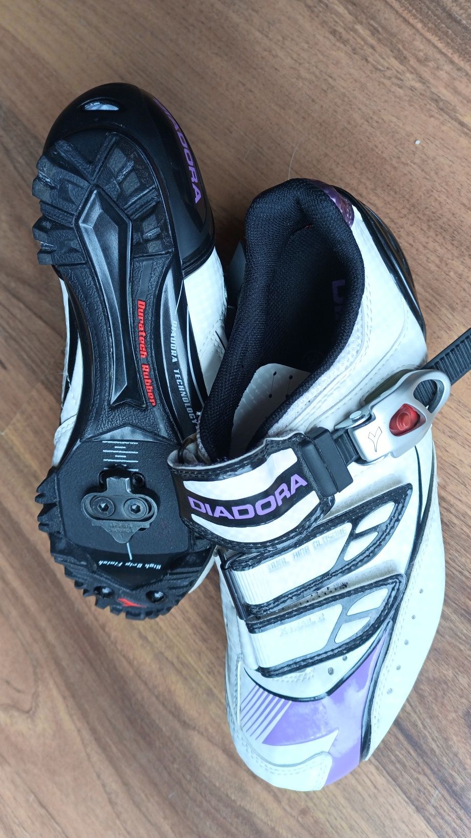 Diadora nowe buty SPD damskie r38 nowe blokami Shimano sm-sh51 klamra