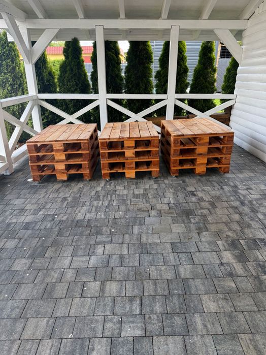 Stół/ stoliki ogrodowe z solidnych palet