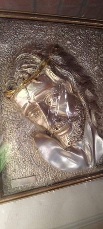 Quadro - Arte 3D em Prata - Jesus