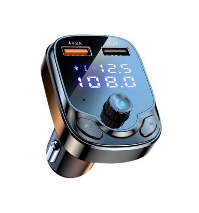 Автомобільний Bluetooth FM Модулятор швидка зарядка Type-C
